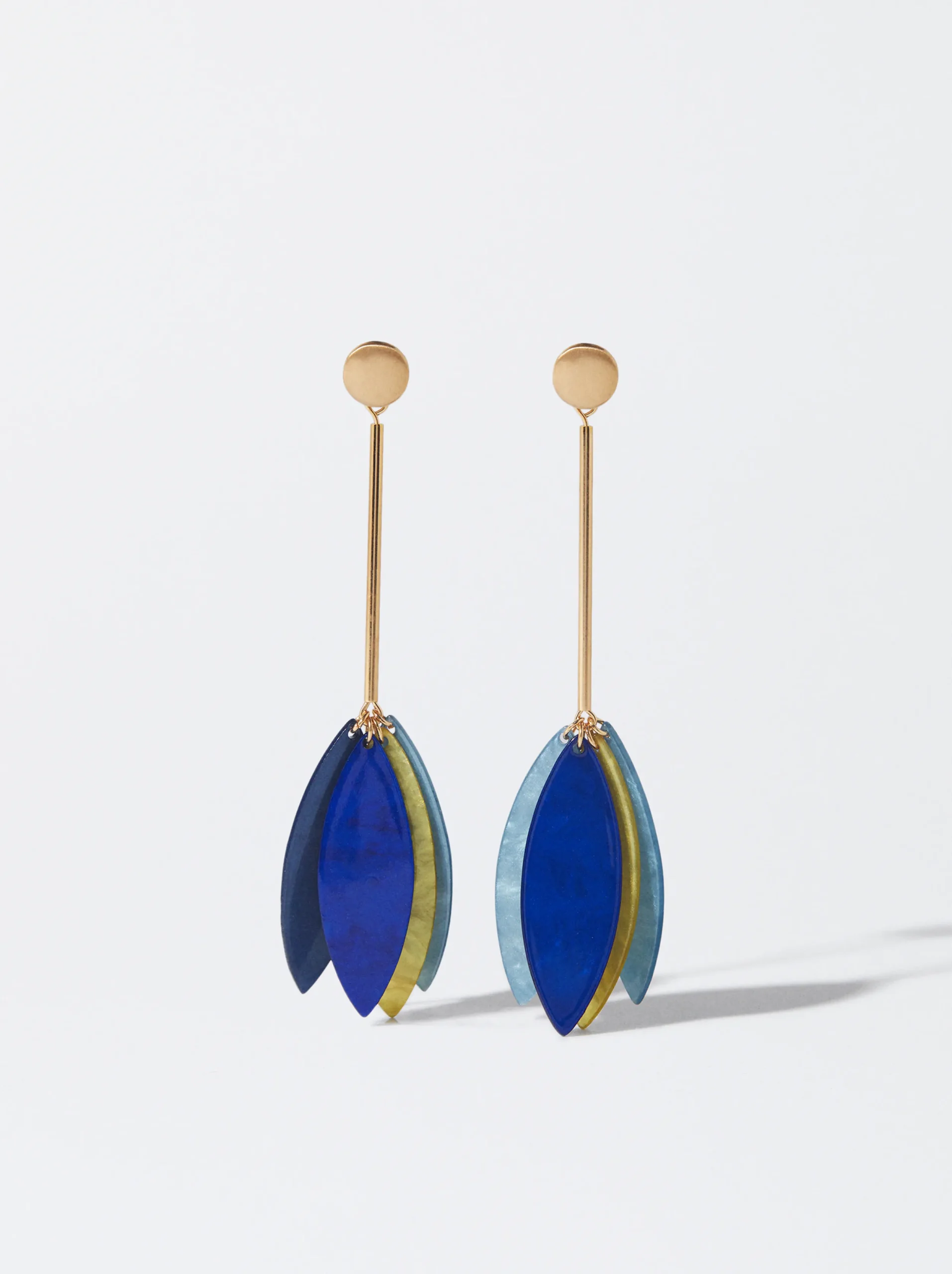 PARFOIS Pendientes Resina Multicor Sale