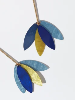 PARFOIS Pendientes Resina Multicor Sale