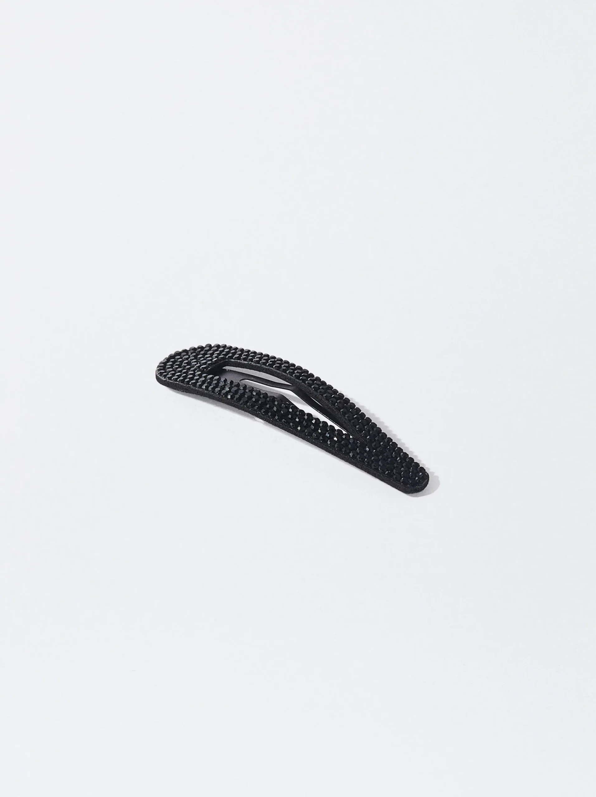 PARFOIS Pinza De Pelo Con Cristales Negro New