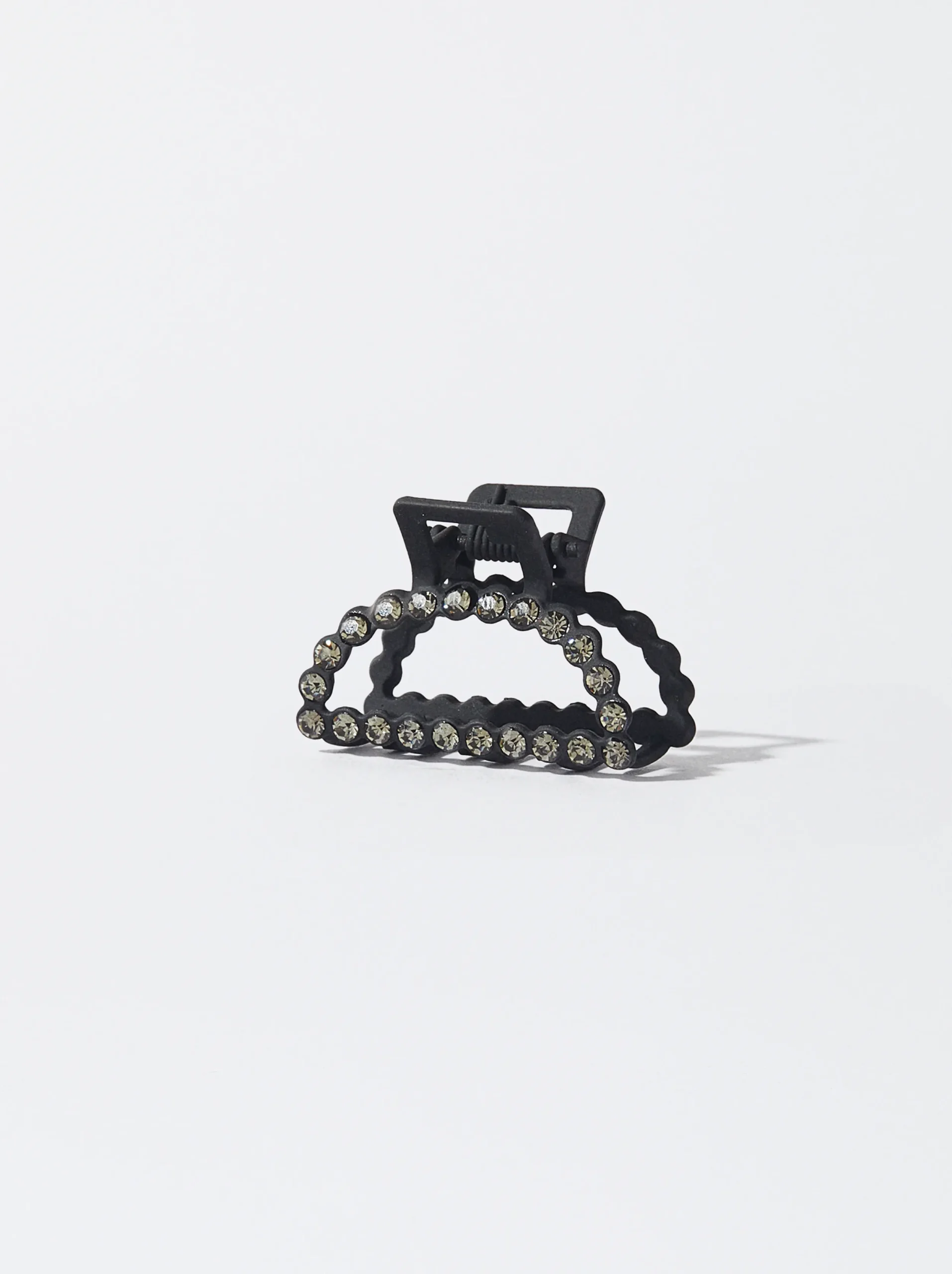 PARFOIS Pinza De Pelo Con Cristales Negro Flash Sale