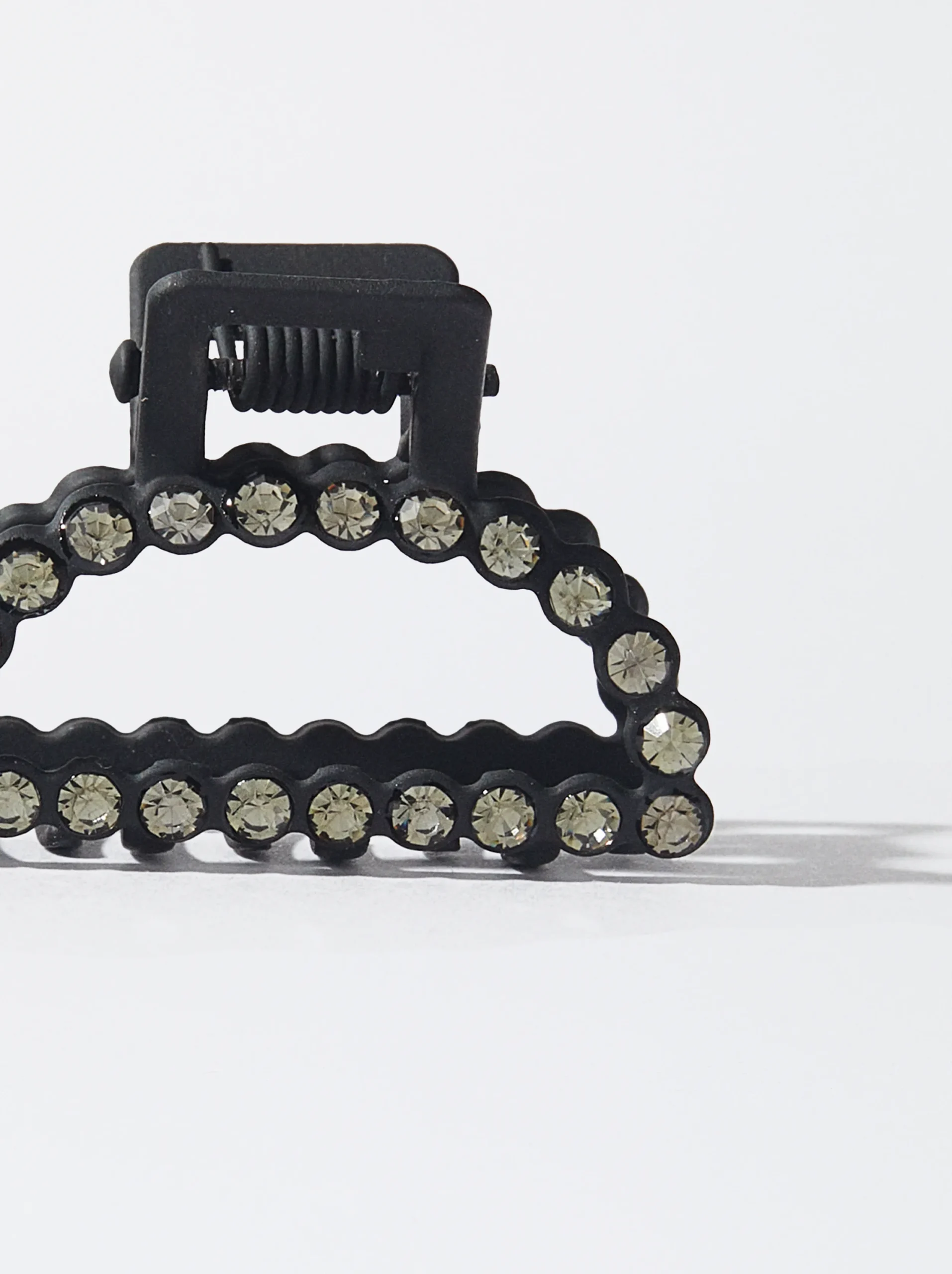 PARFOIS Pinza De Pelo Con Cristales Negro Flash Sale