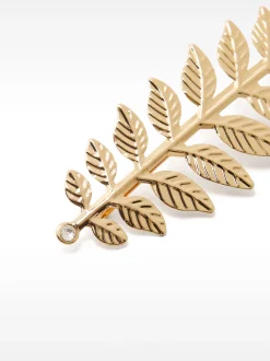 PARFOIS Pinza De Pelo Con Hoja Dorado Online