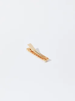 PARFOIS Pinza De Pelo Con Perlas Blanco Outlet