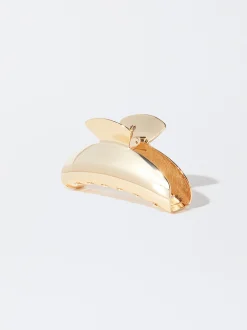 PARFOIS Pinza De Pelo Lisa Dorado Cheap