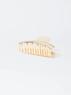 PARFOIS Pinza De Pelo Lisa Dorado Cheap