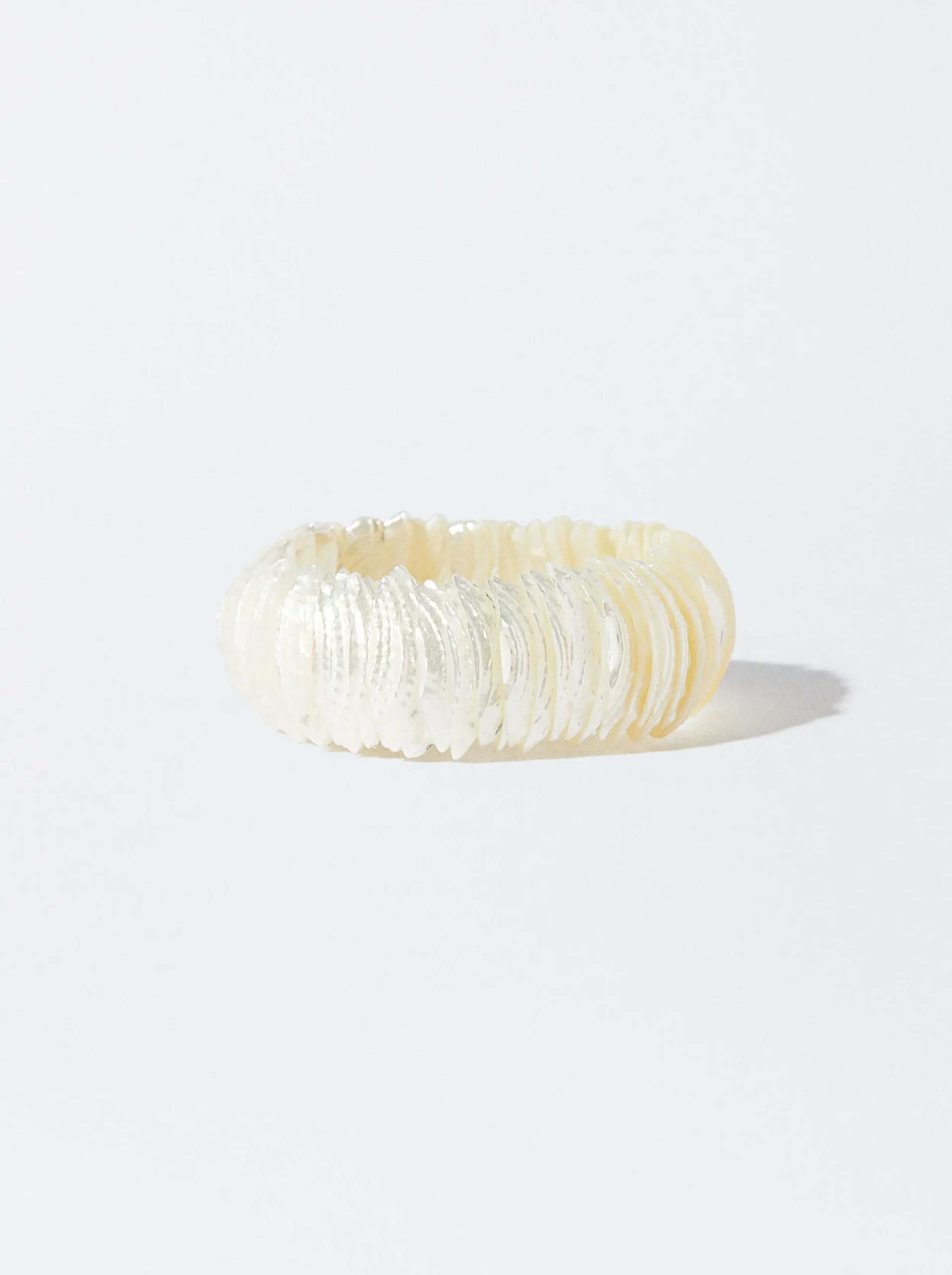 PARFOIS Pulsera Ajustable Con Conchas Dorado Flash Sale