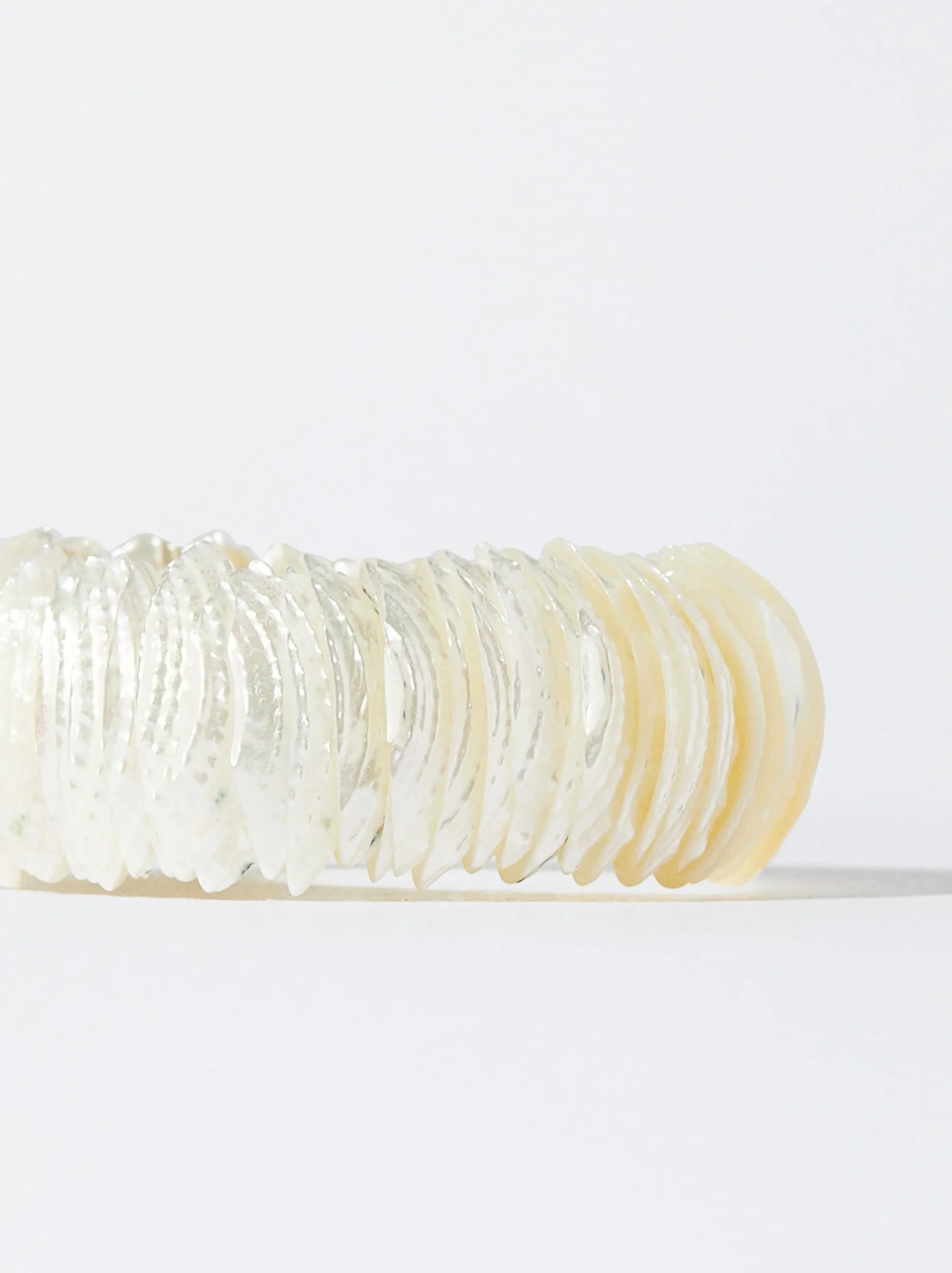 PARFOIS Pulsera Ajustable Con Conchas Dorado Flash Sale