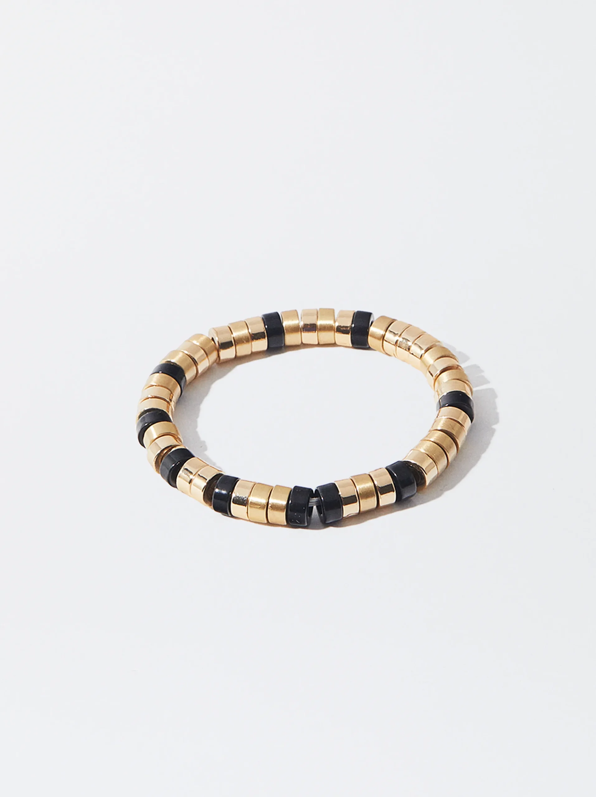 PARFOIS Pulsera Ajustable Con Resina Negro Cheap