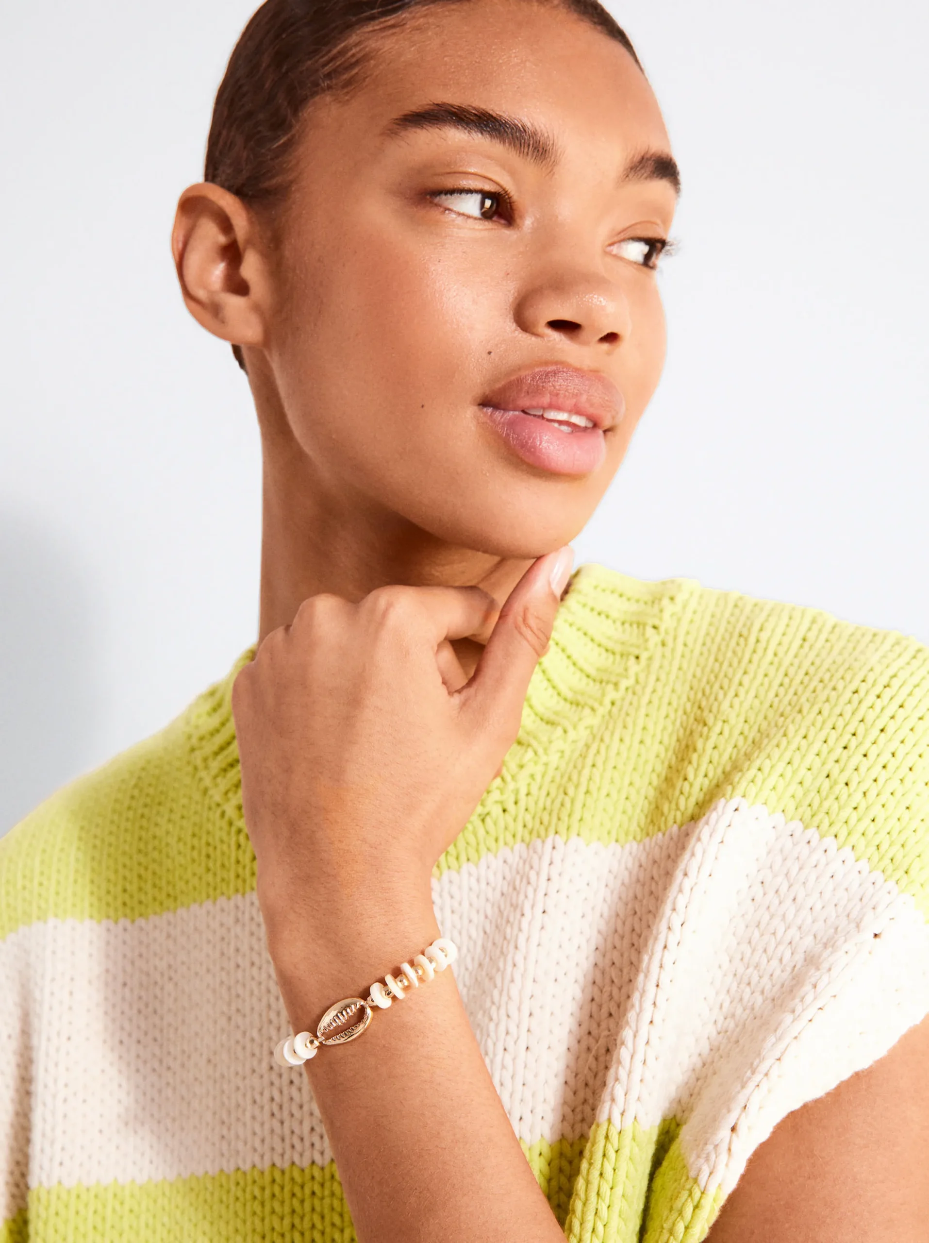 PARFOIS Pulsera Con Concha Dorado Best