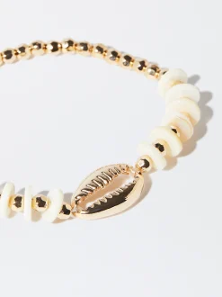 PARFOIS Pulsera Con Concha Dorado Best