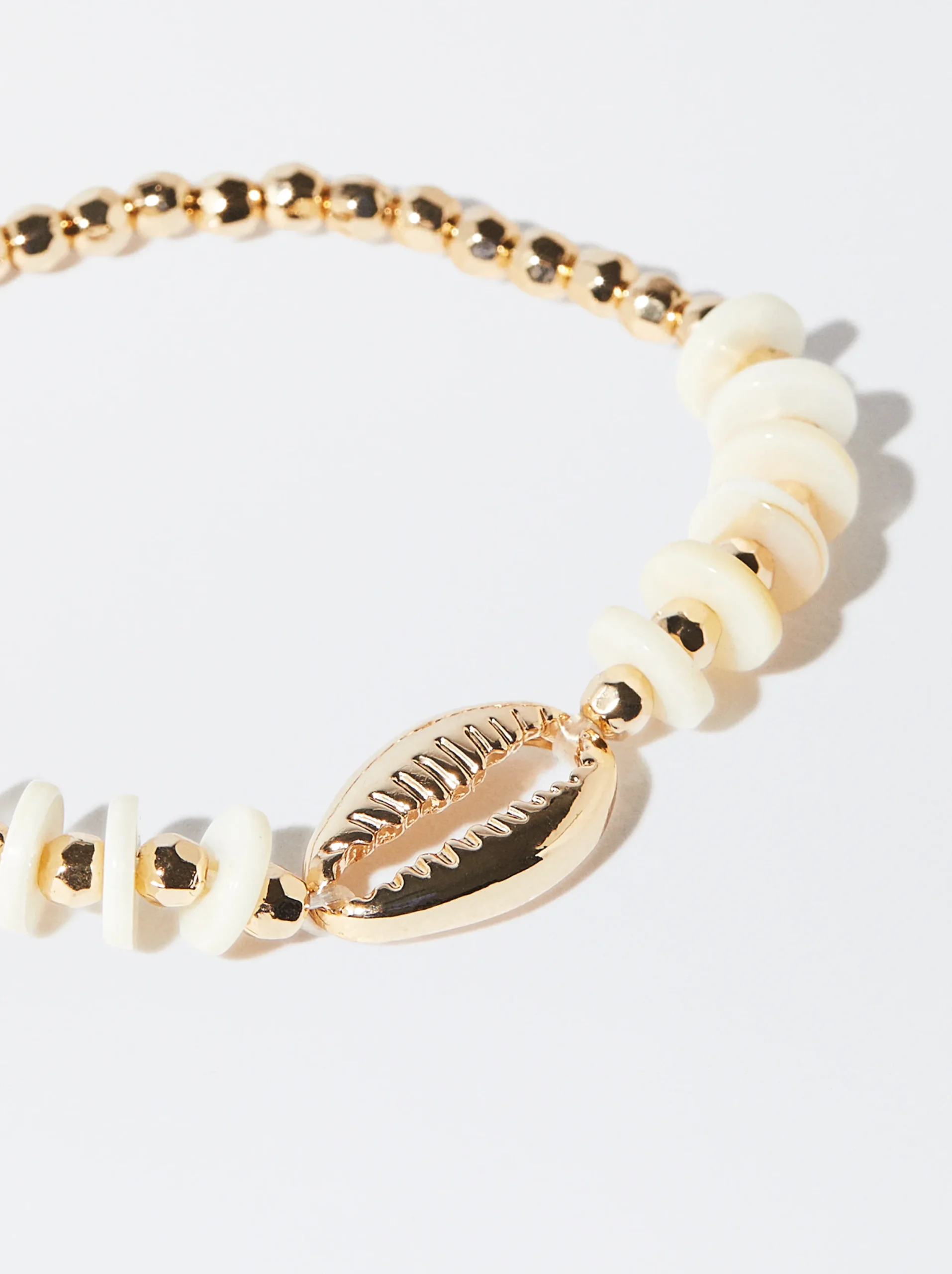 PARFOIS Pulsera Con Concha Dorado Best
