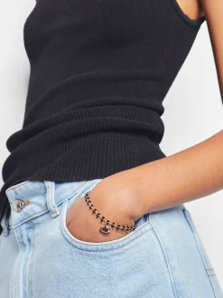 PARFOIS Pulsera Con Ojo Negro Store