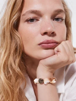 PARFOIS Pulsera Conchas Dorado Shop