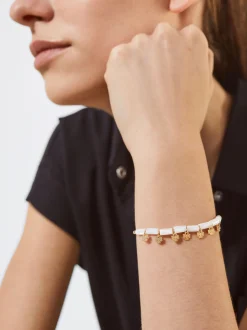 PARFOIS Pulsera De Concha Con Trébol Dorado Store