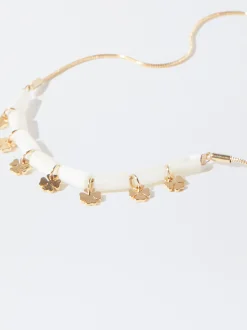 PARFOIS Pulsera De Concha Con Tr&eacute;bol Dorado Store