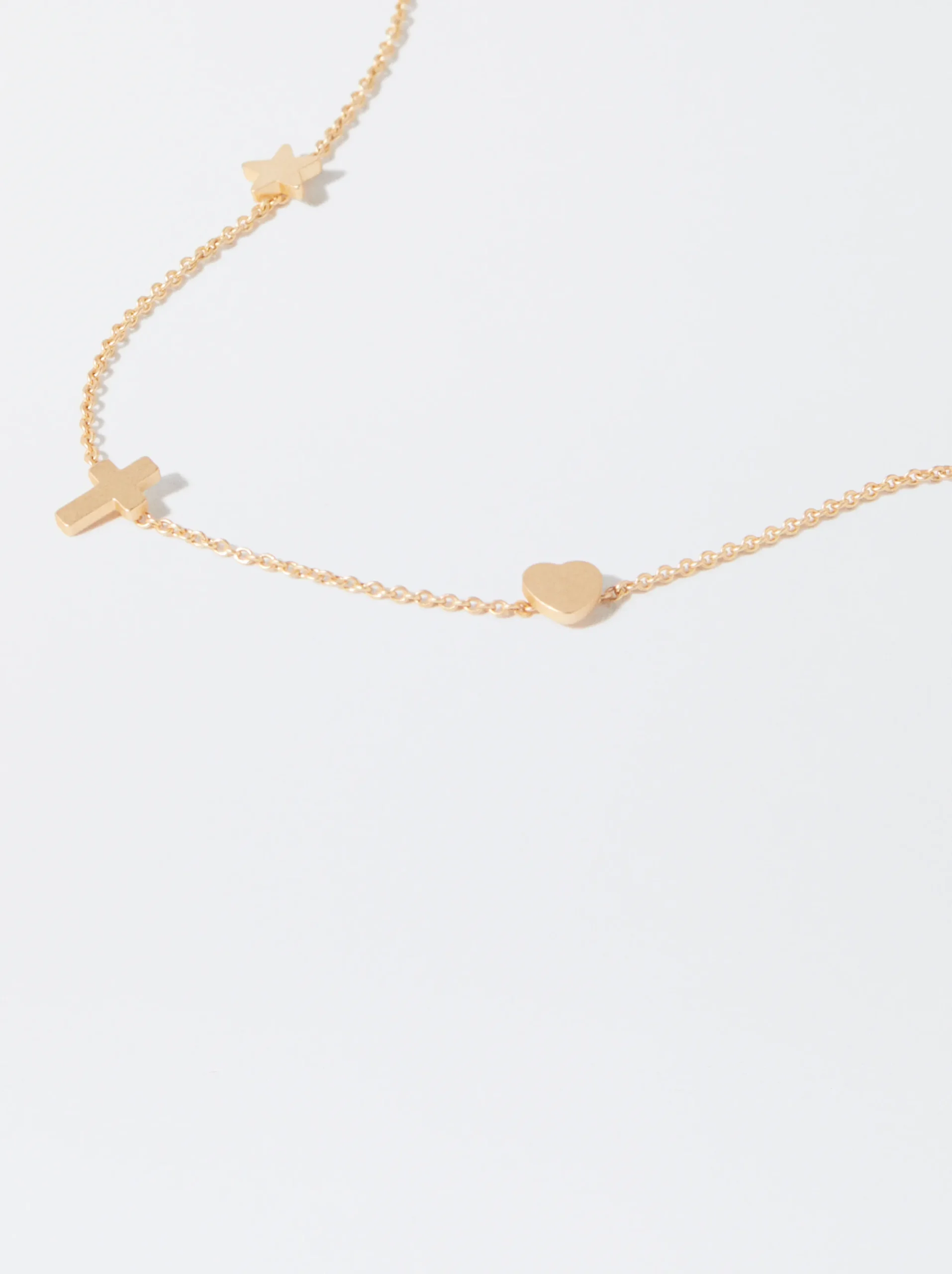 PARFOIS Pulsera Dorada Con Charms Dorado Fashion
