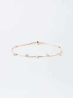 PARFOIS Pulsera Dorada Con Circonitas Discount