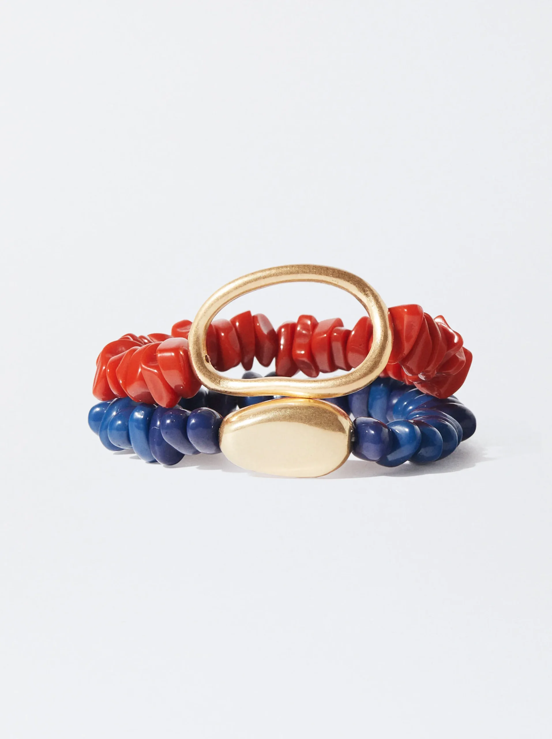 PARFOIS Pulsera Elástica Bicolor Multicor Best