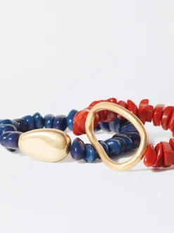 PARFOIS Pulsera Elástica Bicolor Multicor Best