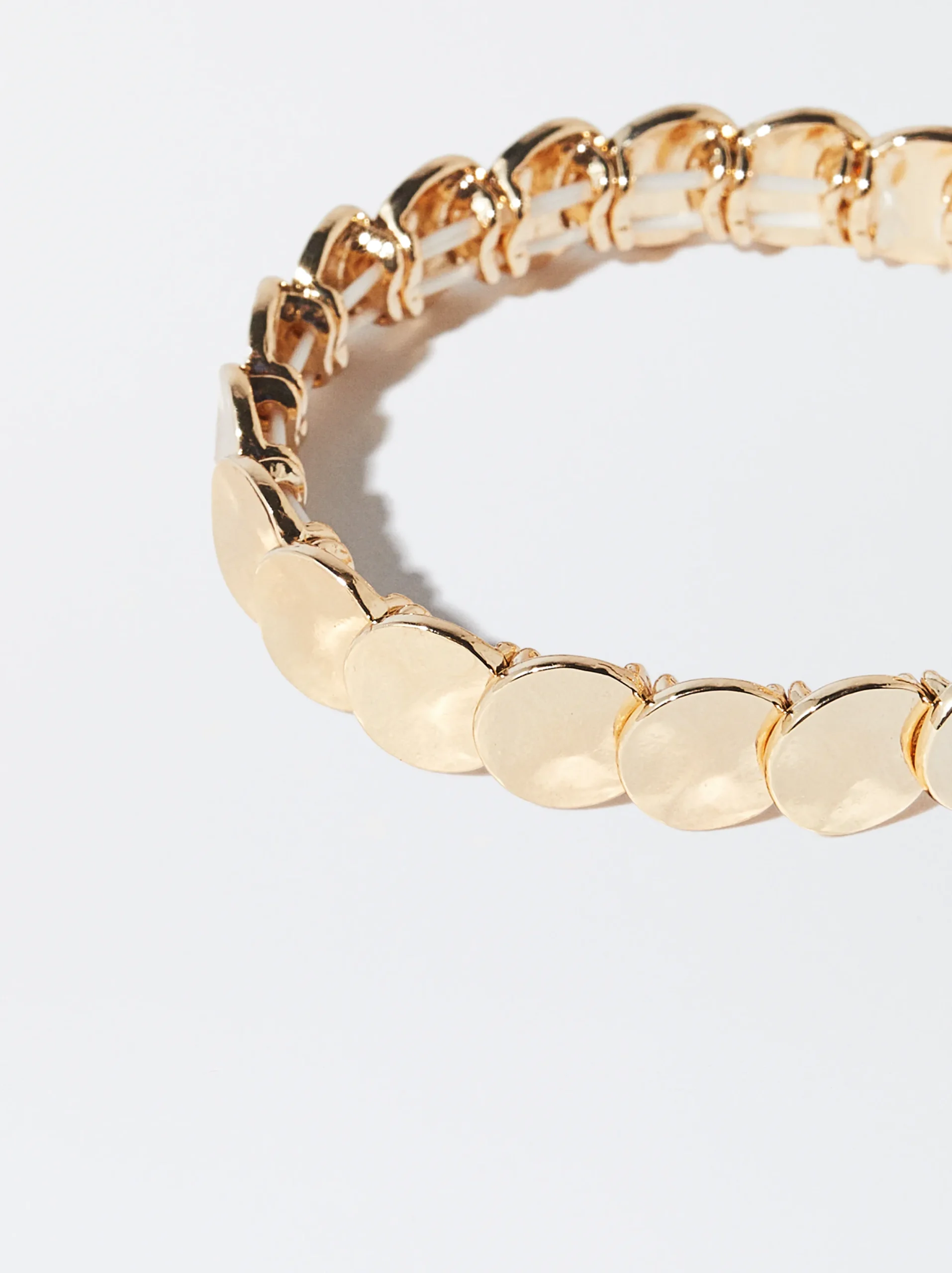PARFOIS Pulsera Elástica Dorada Dorado Discount