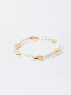 PARFOIS Pulsera Elástica Dorada Dorado Clearance