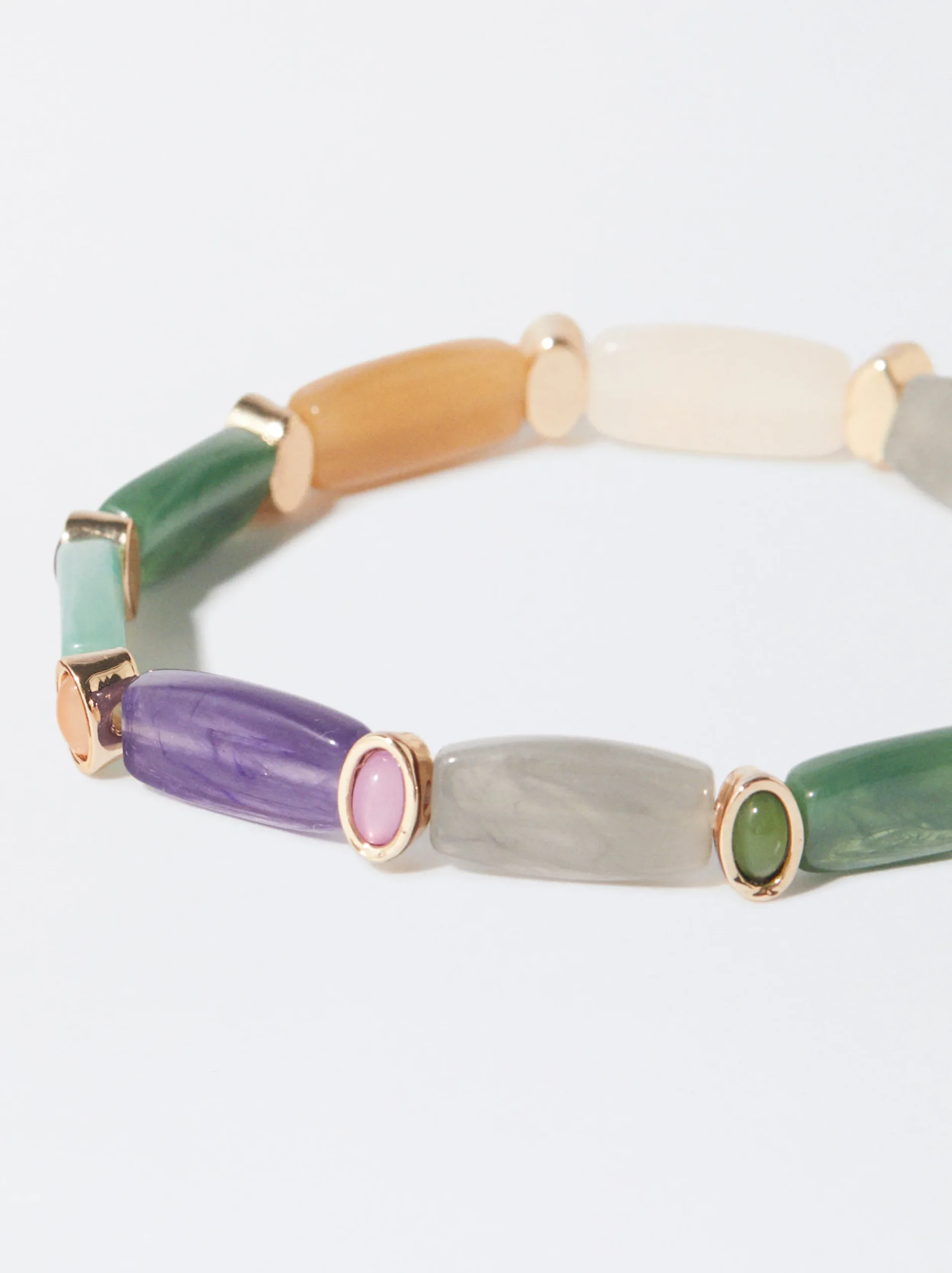 PARFOIS Pulsera Elástica Multicolor Multicor Fashion