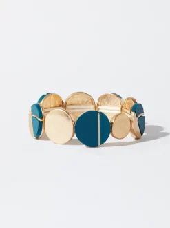 PARFOIS Pulsera Elástica Resina Verde Hot