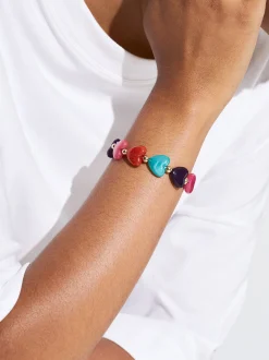 PARFOIS Pulsera Elástica Resina Multicor Outlet