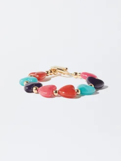 PARFOIS Pulsera El&aacute;stica Resina Multicor Outlet