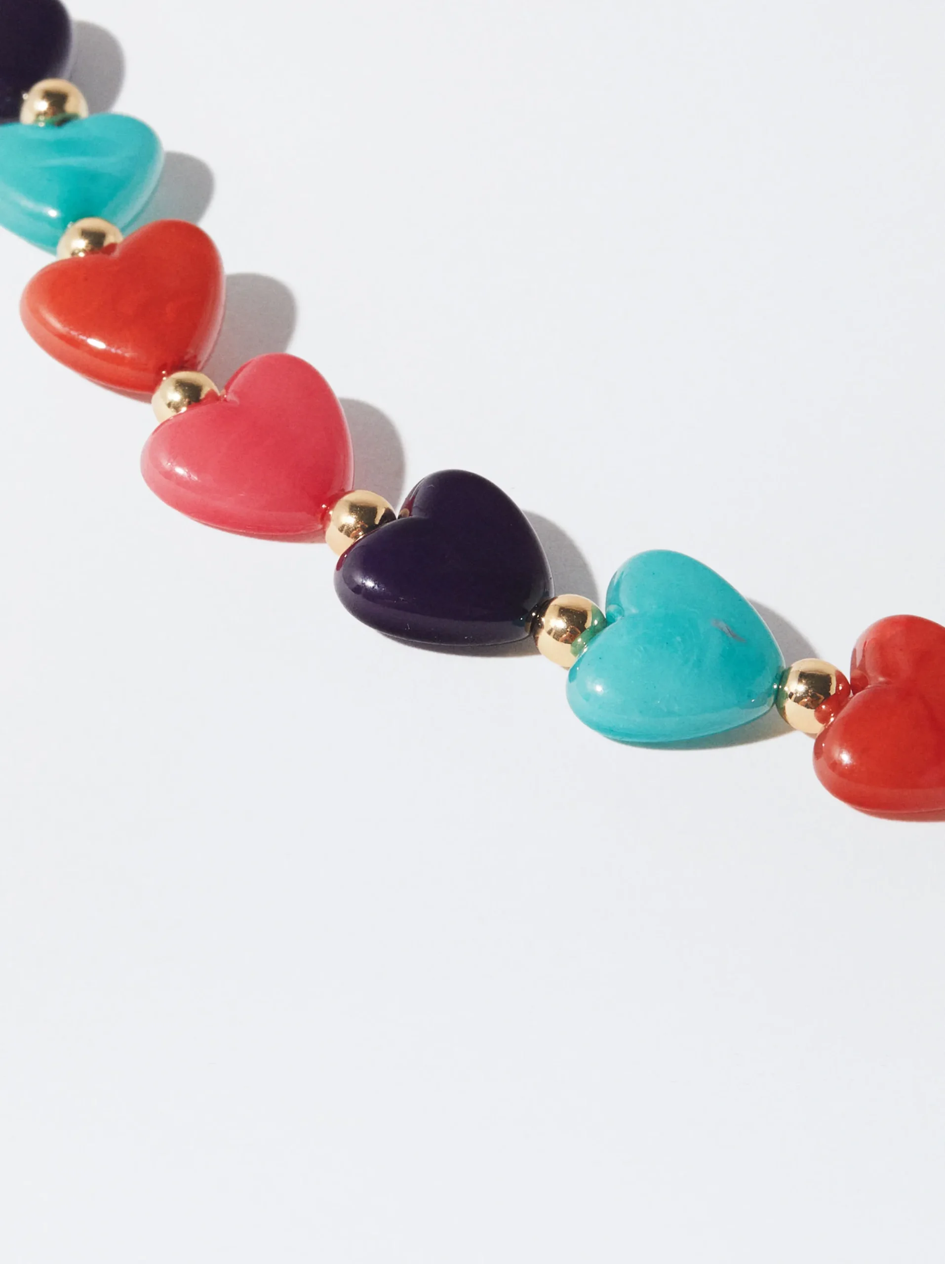 PARFOIS Pulsera Elástica Resina Multicor Outlet