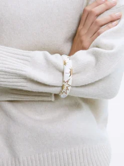 PARFOIS Pulsera Esmaltada Con Cristales Beige Outlet