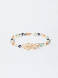 PARFOIS Pulsera Flor Con Cerámica Multicor Outlet