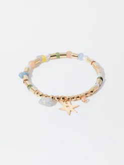 PARFOIS Pulsera Multicolor Con Abalorios Multicor Shop