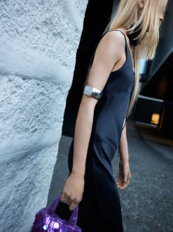 PARFOIS Pulsera Plateada Plateado Clearance