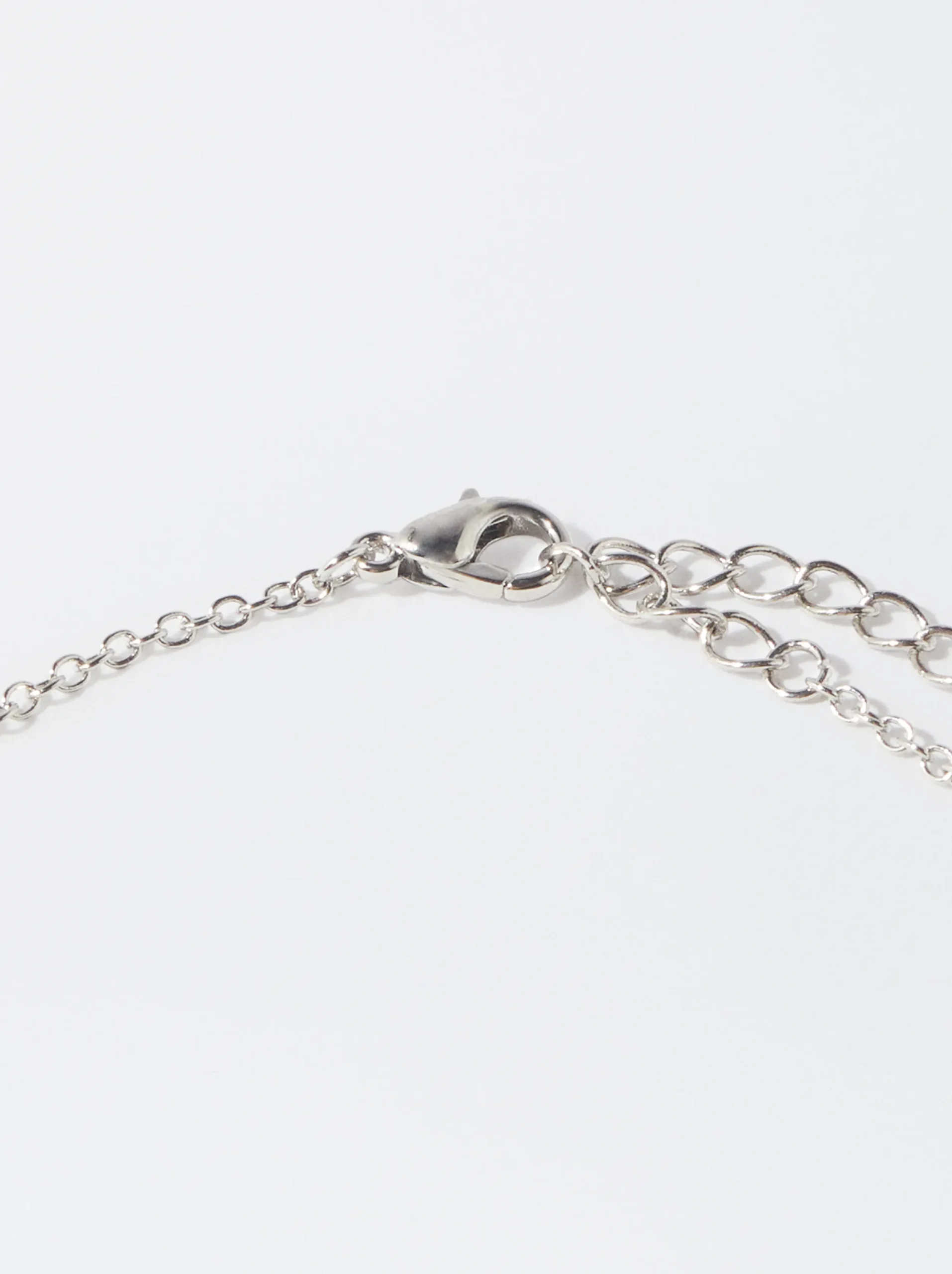 PARFOIS Pulsera Plateada Con Perlas Plateado Cheap