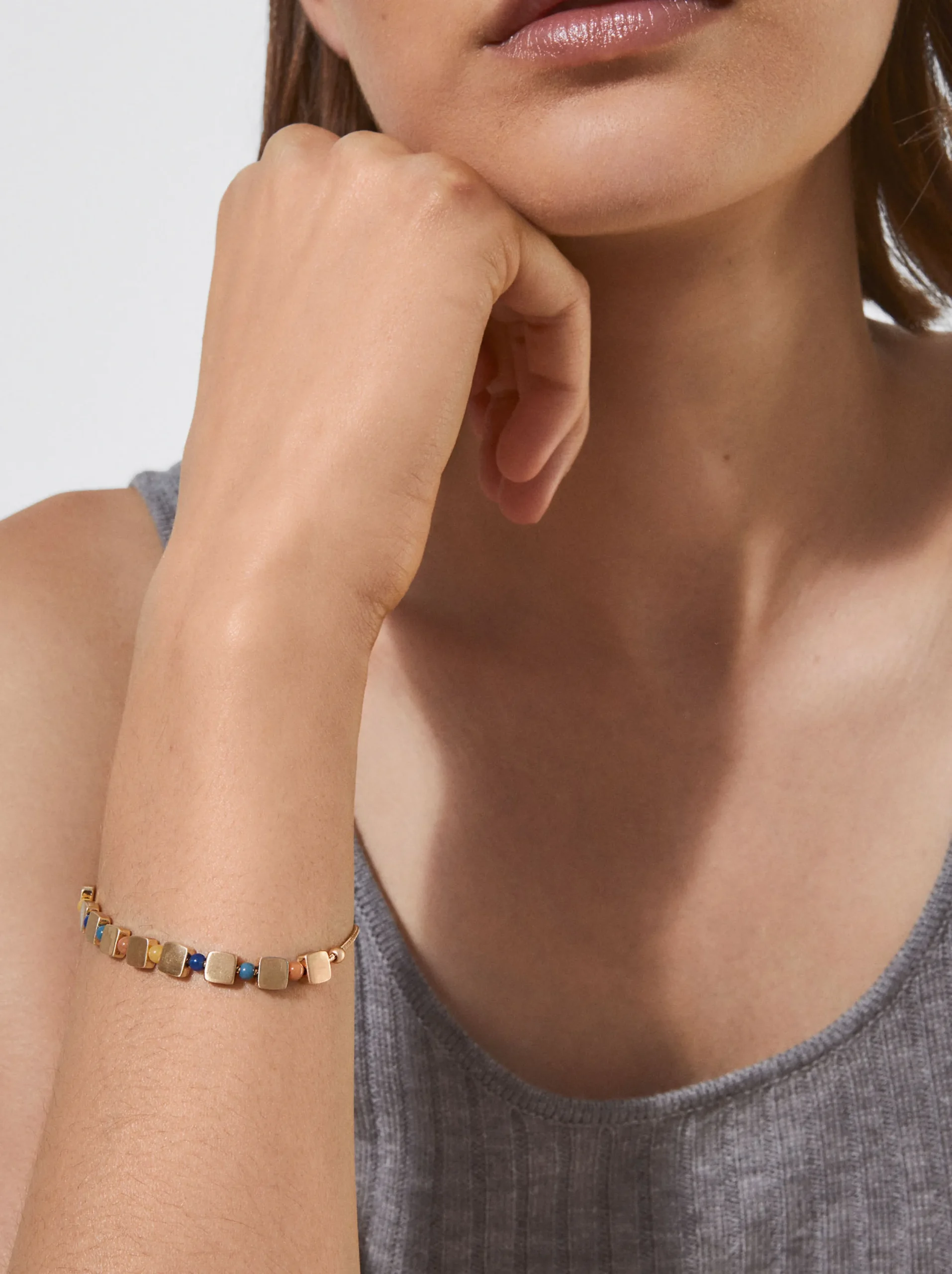 PARFOIS Pulsera Resina Multicolor Multicor Online