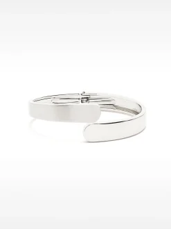 PARFOIS Pulsera Rígida Plateada Plateado Best Sale