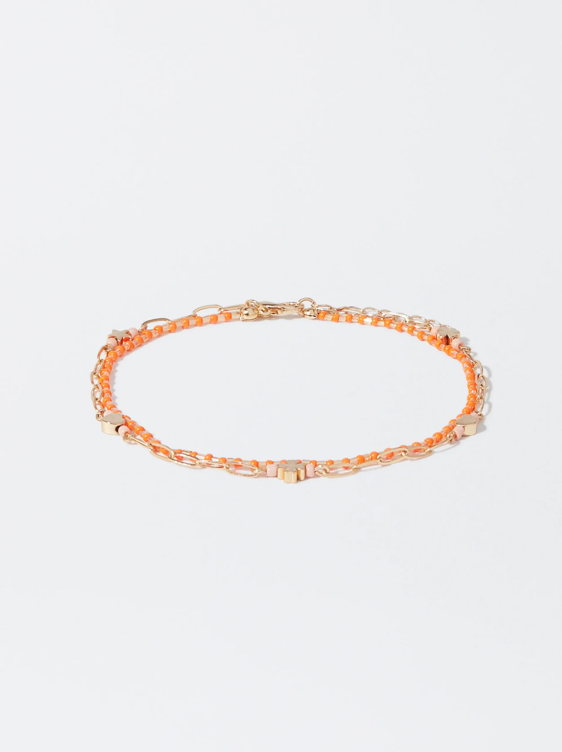 PARFOIS Pulsera Tobillera Con Charms Multicor New