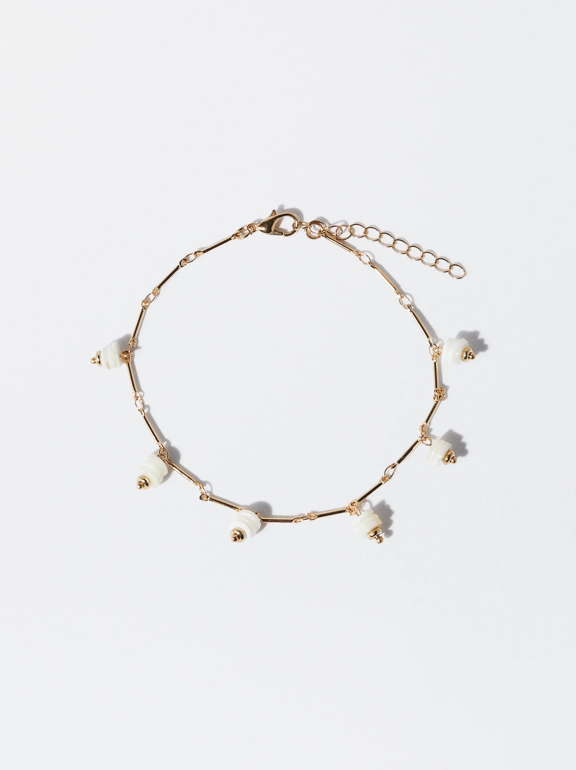PARFOIS Pulsera Tobillera Con Concha Dorado Sale