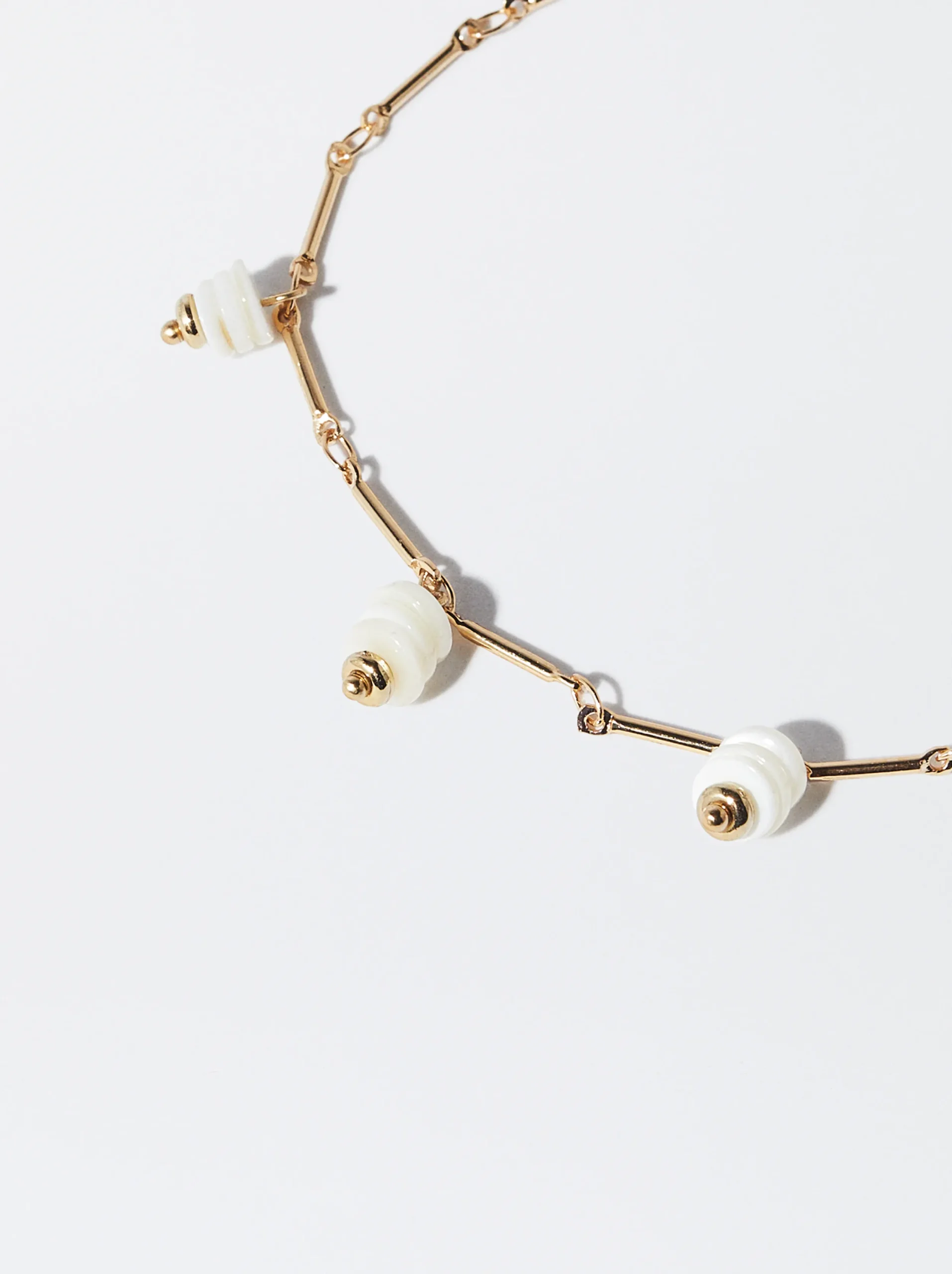 PARFOIS Pulsera Tobillera Con Concha Dorado Sale