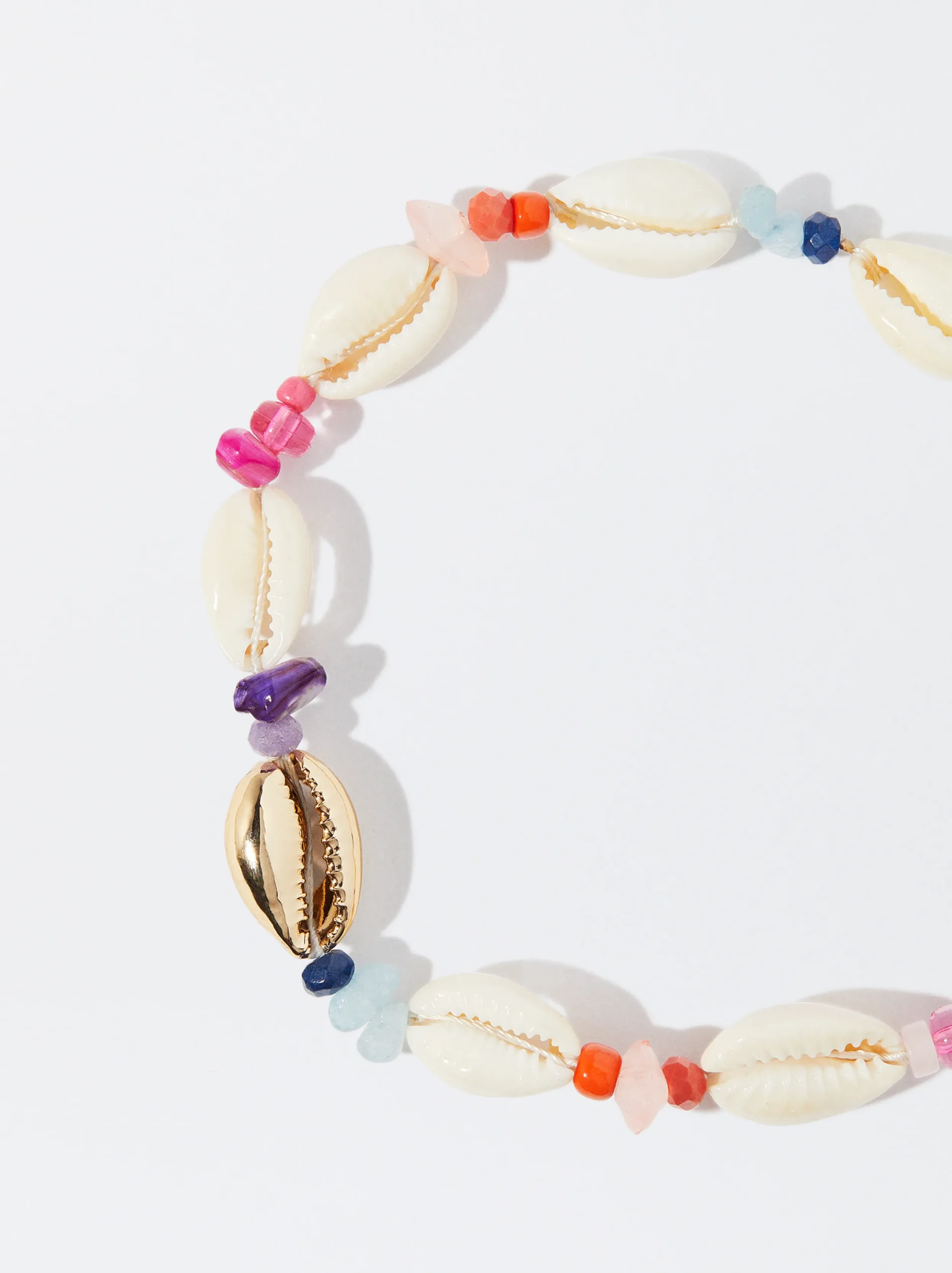 PARFOIS Pulsera Tobillera Con Conchas Multicor Sale