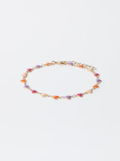 PARFOIS Pulsera Tobillera Con Corazones Multicor Flash Sale