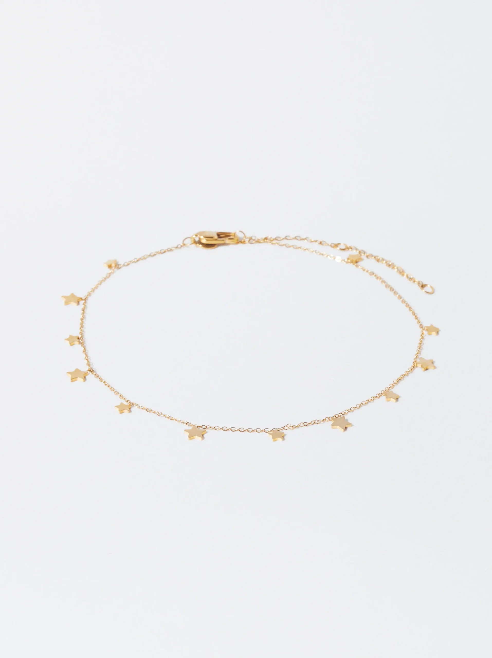 PARFOIS Pulsera Tobillera Con Estrellas Dorado Outlet