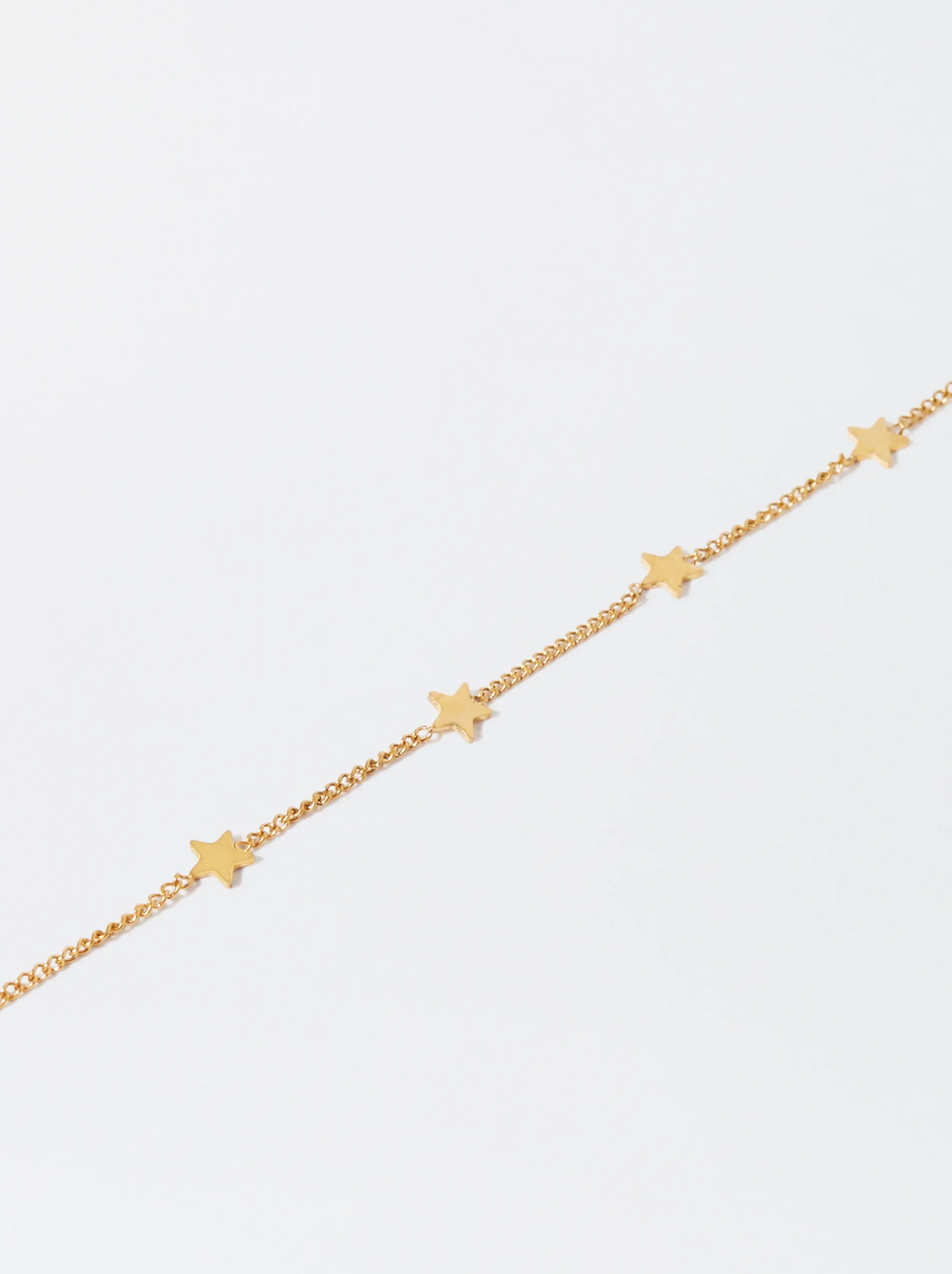 PARFOIS Pulsera Tobillera Con Estrellas Dorado Outlet