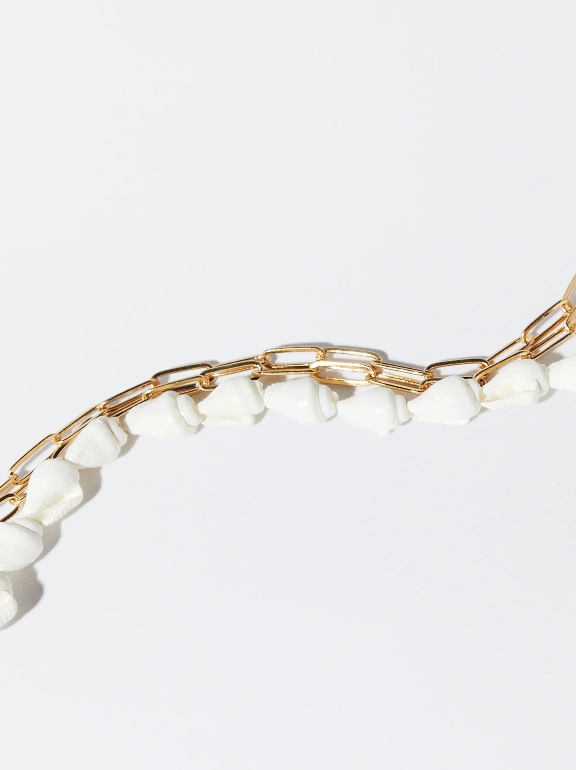 PARFOIS Pulsera Tobillera Concha Dorado Shop