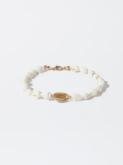 PARFOIS Pulsera Tobillera Dorada Concha Dorado Best