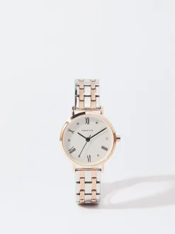 PARFOIS Reloj Com Pulsera De Acero Bicolor Multicor Discount