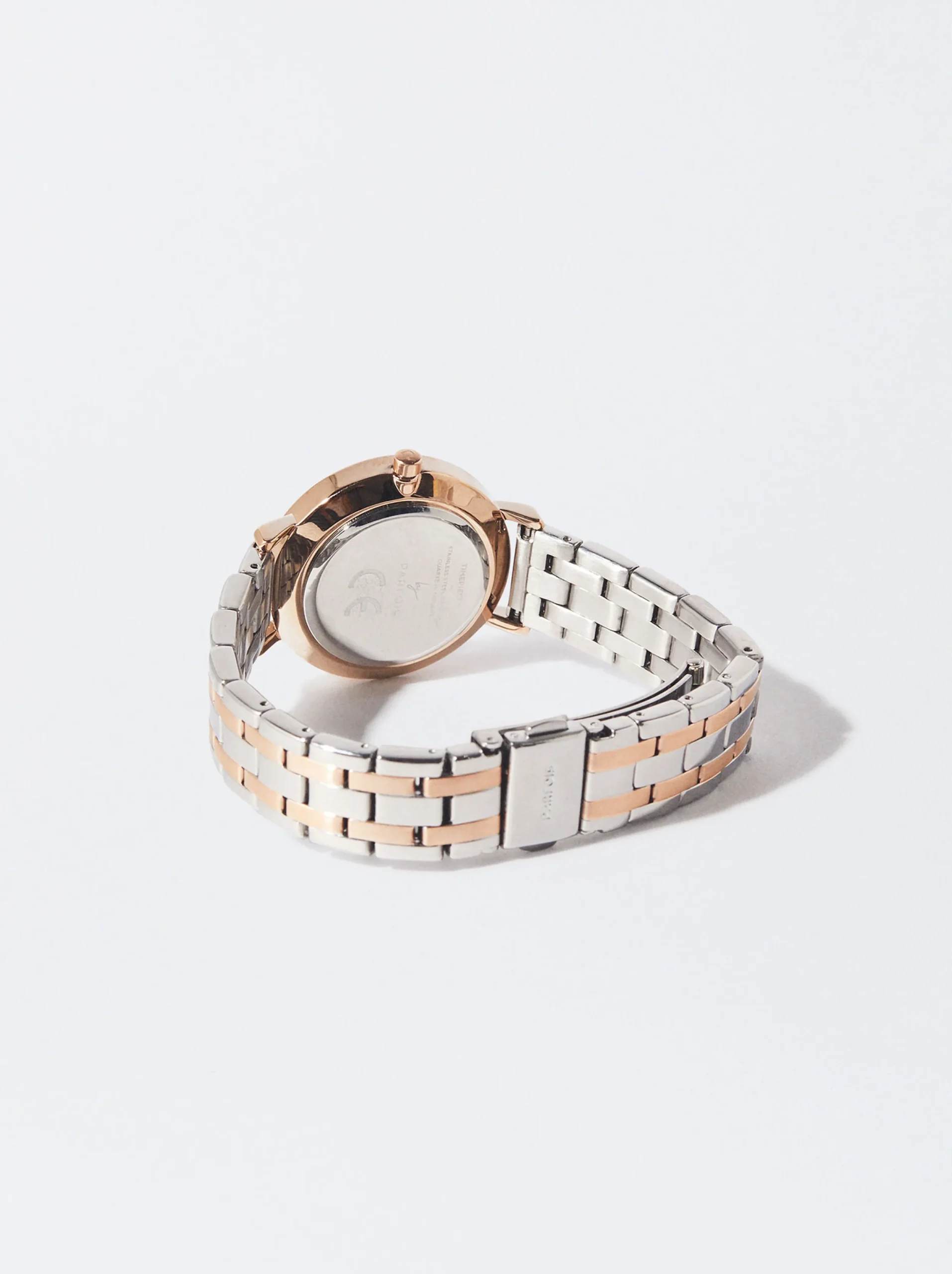 PARFOIS Reloj Com Pulsera De Acero Bicolor Multicor Discount
