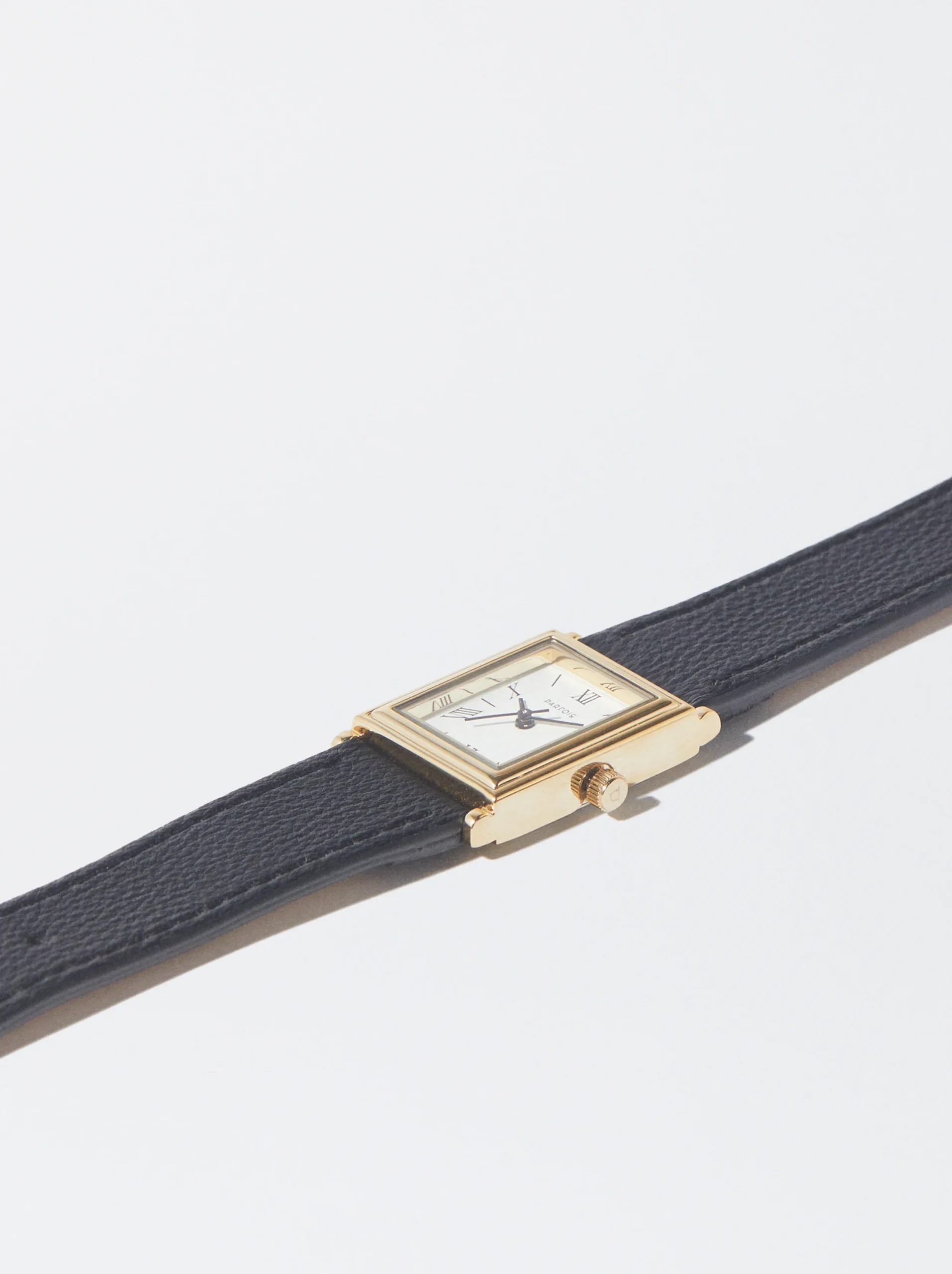PARFOIS Reloj Con Caja Cuadrada Negro Clearance