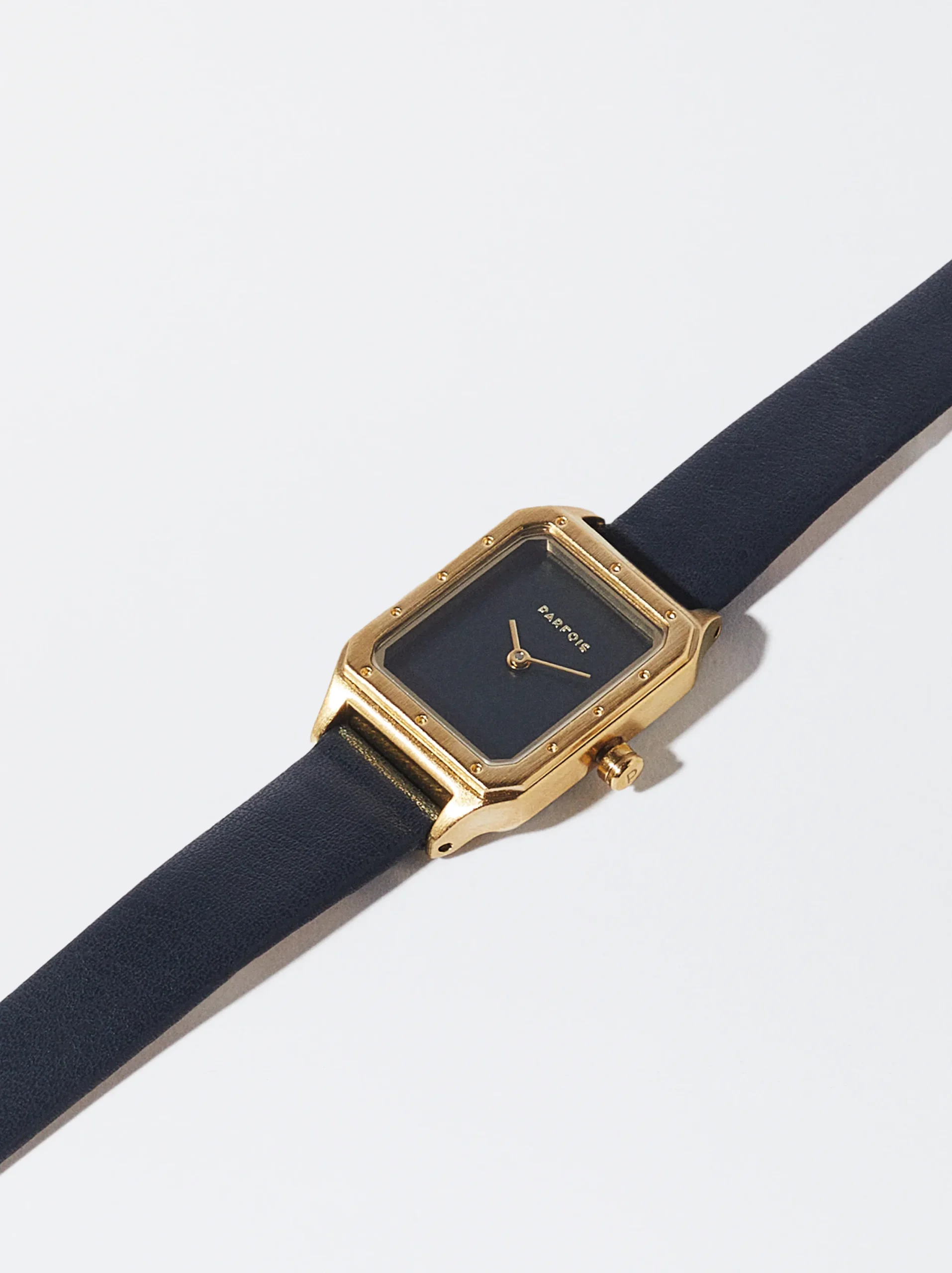 PARFOIS Reloj Con Caja Cuadrada Negro Clearance